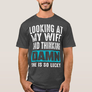 Camiseta Marido Engraçado Tee Da Esposa Citações Sarcástica