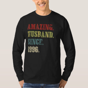 Camiseta Marido Incrível Desde 1996 26 Aniversário de Casam