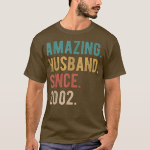 Camiseta Marido Incrível Desde Anniversar De Casamento De 2