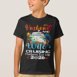 Camiseta Marido Mulher Cruzeiro Férias Casal Design