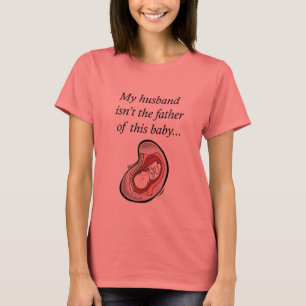 Camiseta Marido não o pai do bebê