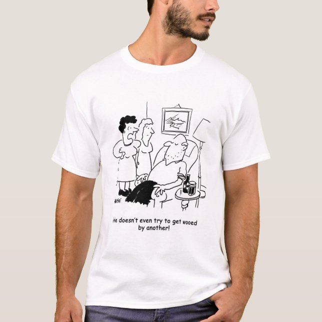 Camiseta Marido não tenta ser ferido (Frente)