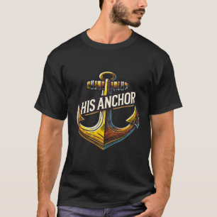 Camiseta Marido Navegando Sua Âncora Mulheres Casal Combina