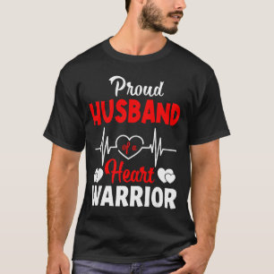 Camiseta Marido Orgulhoso De Um Guerreiro Do Coração Consci