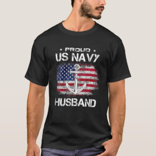 Camiseta Marido Orgulhoso Marinho dos EUA - Marinho orgulho