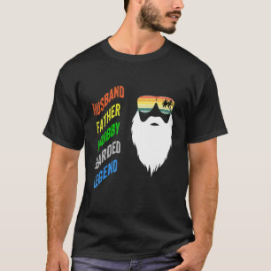 Camiseta Marido Padre Chubby Beared Legend