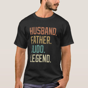Camiseta Marido Padre Judo Legend Dia de os pais Aniversári