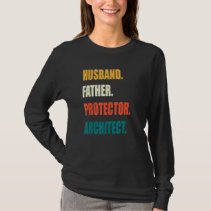 Camiseta Marido Padre Protetor Arquiteto
