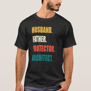 Camiseta Marido Padre Protetor Arquiteto