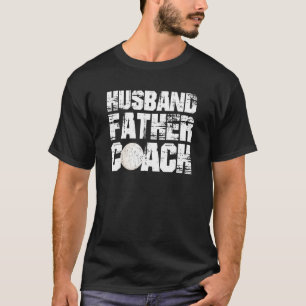 Camiseta Marido Padre treinador afligido Pai de golfe Gol P