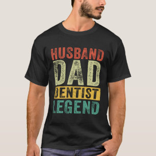 Camiseta Marido Pai Dentista Lenda  Vintage Dia dos Pais