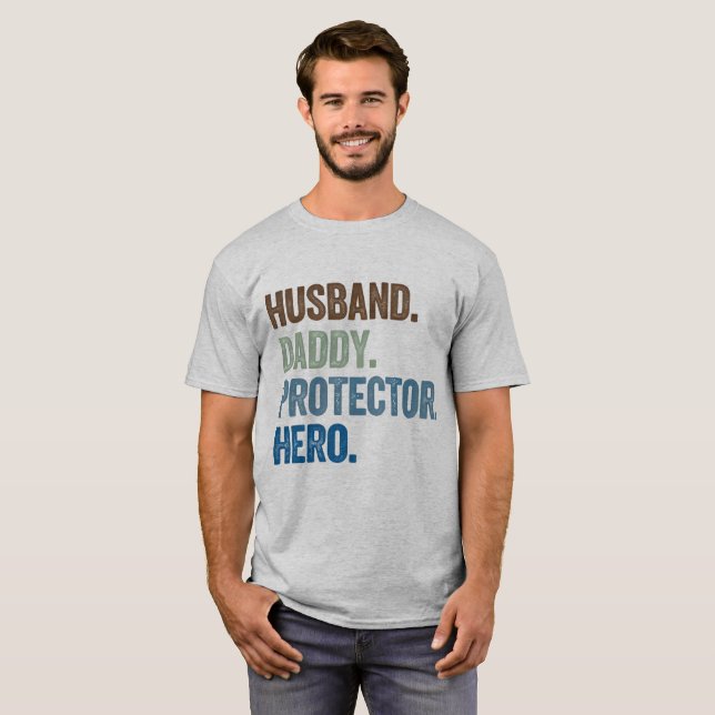 Camiseta Marido Pai Fatherhood (Frente Completa)