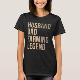 Camiseta Marido Pai Lenda da Agricultura Fazenda Colheita