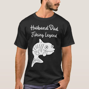 Camiseta Marido Pai Lenda da Pesca