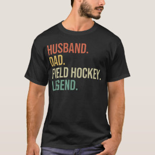 Camiseta Marido Pai Lenda do Hóquei de Campo, Hóquei de Cam