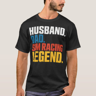 Camiseta Marido Pai Lenda do Sim Racing Eracing Corrida de