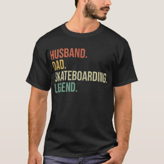 Camiseta Marido Pai Lendário do Skate