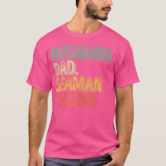 Camiseta Marido Pai Marinheiro Lenda Engraçado Dia Dos Pais