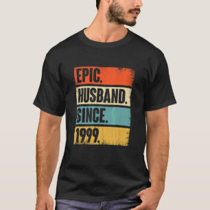Camiseta Marido Retro Epic Desde 1999 23º Anivers De Casame
