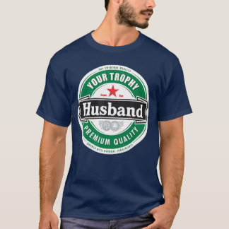 Camiseta Marido Troféu Divertido Presente Casado engraçado