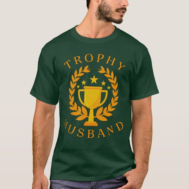 Camiseta Marido Troféu engraçado (Frente)