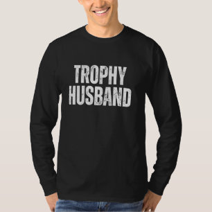 Camiseta Marido Troféu Incrível Design de Resmungão Marido