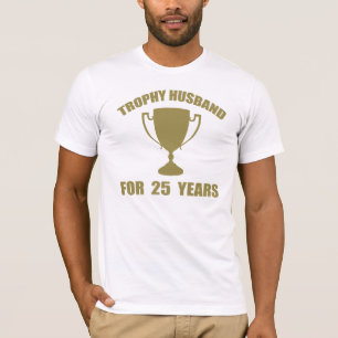 Camiseta Marido Troféu Por 25 Anos