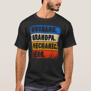 Camiseta Marido Vô Mecânico Herói Pai Dia Mecânico
