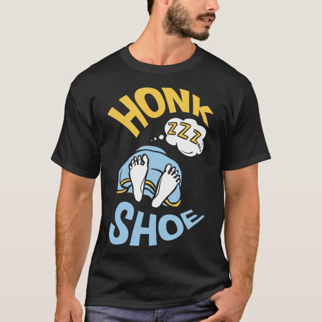 Camiseta Maridos Anti-Sroning do Calçado Honk (Frente)
