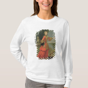 Camiseta Marie-Adelaide de Sabóia no vestido da caça