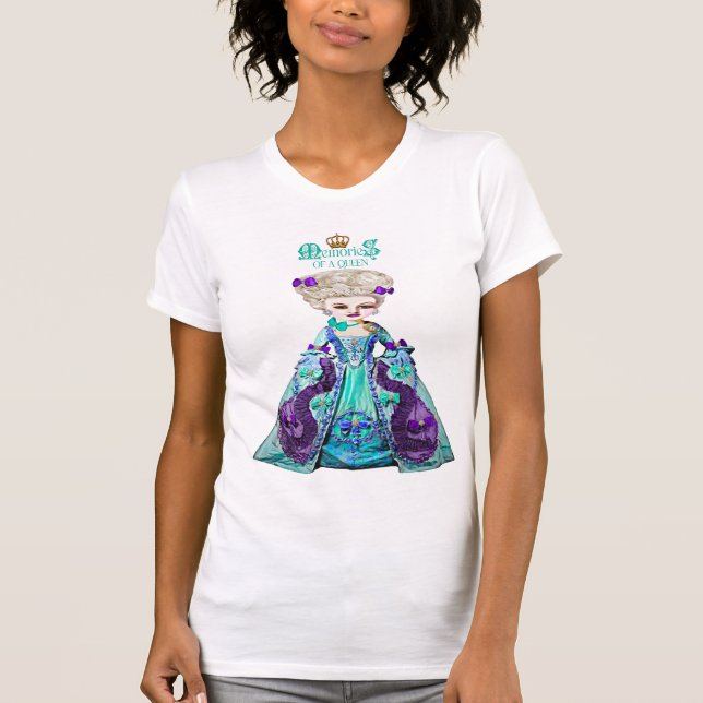 Camiseta Marie Antoinette que eu não levantei, eu fui const (Frente)