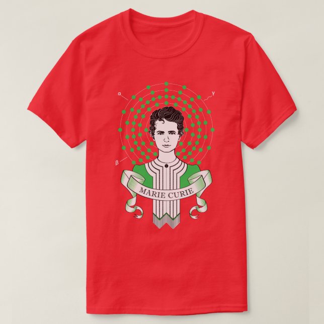 Camiseta Marie Curie (Frente do Design)