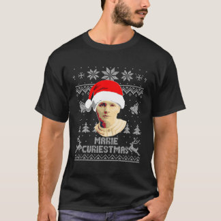 Camiseta Marie Curie Marie Curiestmas Encantado Natal