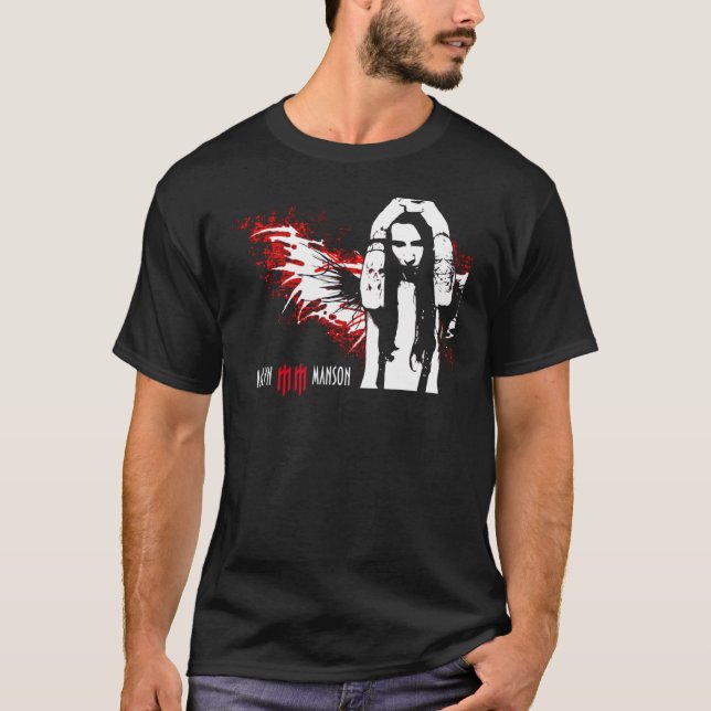 Camiseta Marilyn Manson Aribute to the God of Shock Rock bo (Frente)