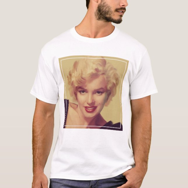 Camiseta Marilyn no preto (Frente)