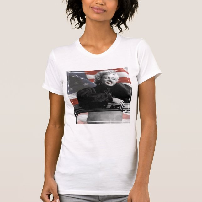 Camiseta Marilyn patriótica (Frente)