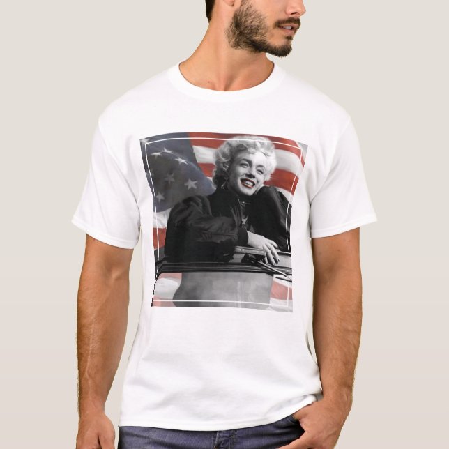 Camiseta Marilyn patriótica (Frente)