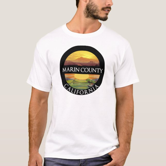 Camiseta Marin County Monte Tamalpais (Frente)