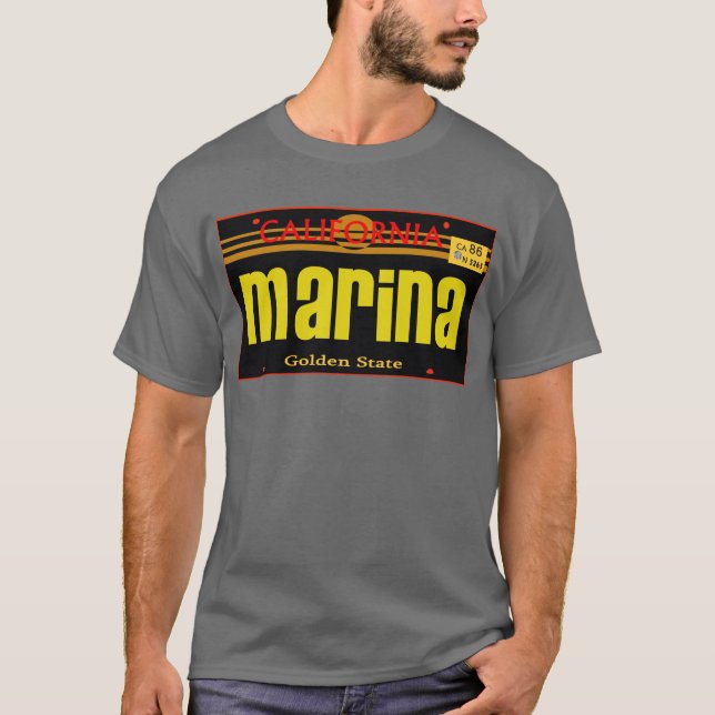 Camiseta Marina,Ca - T-Shirt (Frente)