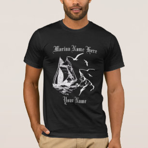 Camiseta Marina Sailboat Sailboat Sailor Mens - T-shirt per