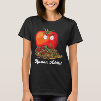 Camiseta Marinara Addict Sauce  Italian Chef Jokes