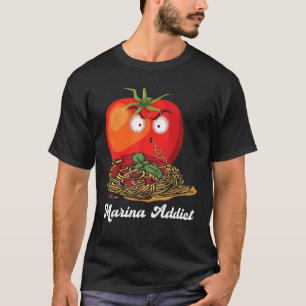 Camiseta Marinara Addict Sauce Piadas italianas de chef