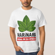 Marinara Legal em 50 Estados Folhas de Basil