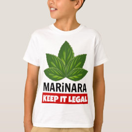 Camiseta Marinara Mantenha-o no manto legal