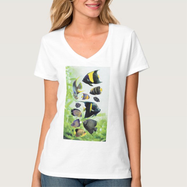 Camiseta Marine Angelfishes (Frente)