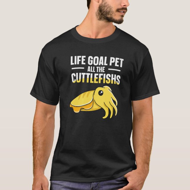 Camiseta Marine Animals Cuttlefish for a Cuttlefish     3 (Frente)
