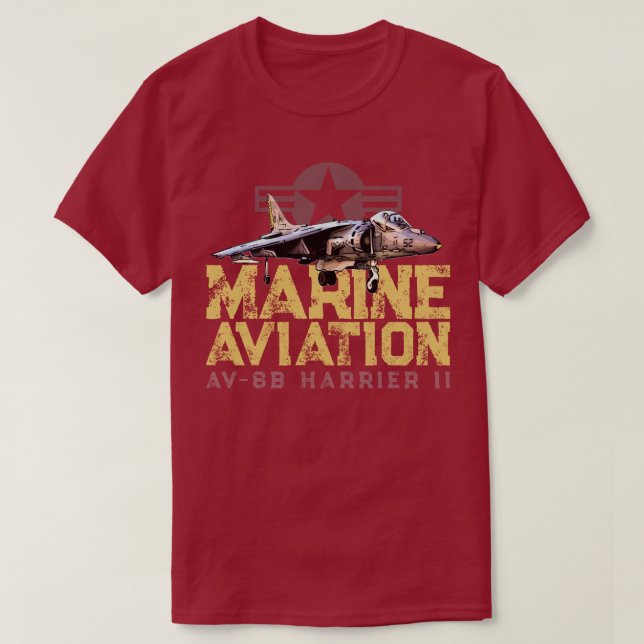 CAMISETA MARINE AVIATION (Frente do Design)