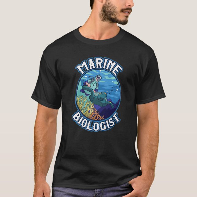 Camiseta Marine Biologist Ocean Coral Reefs   (Frente)