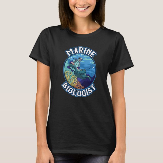 Camiseta Marine Biologist Ocean Coral Reefs   (Frente)
