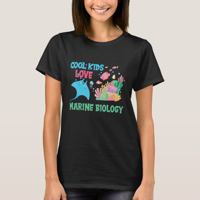 Camiseta Marine Biology Cool Kids Love Future Marine Biolog (Frente)
